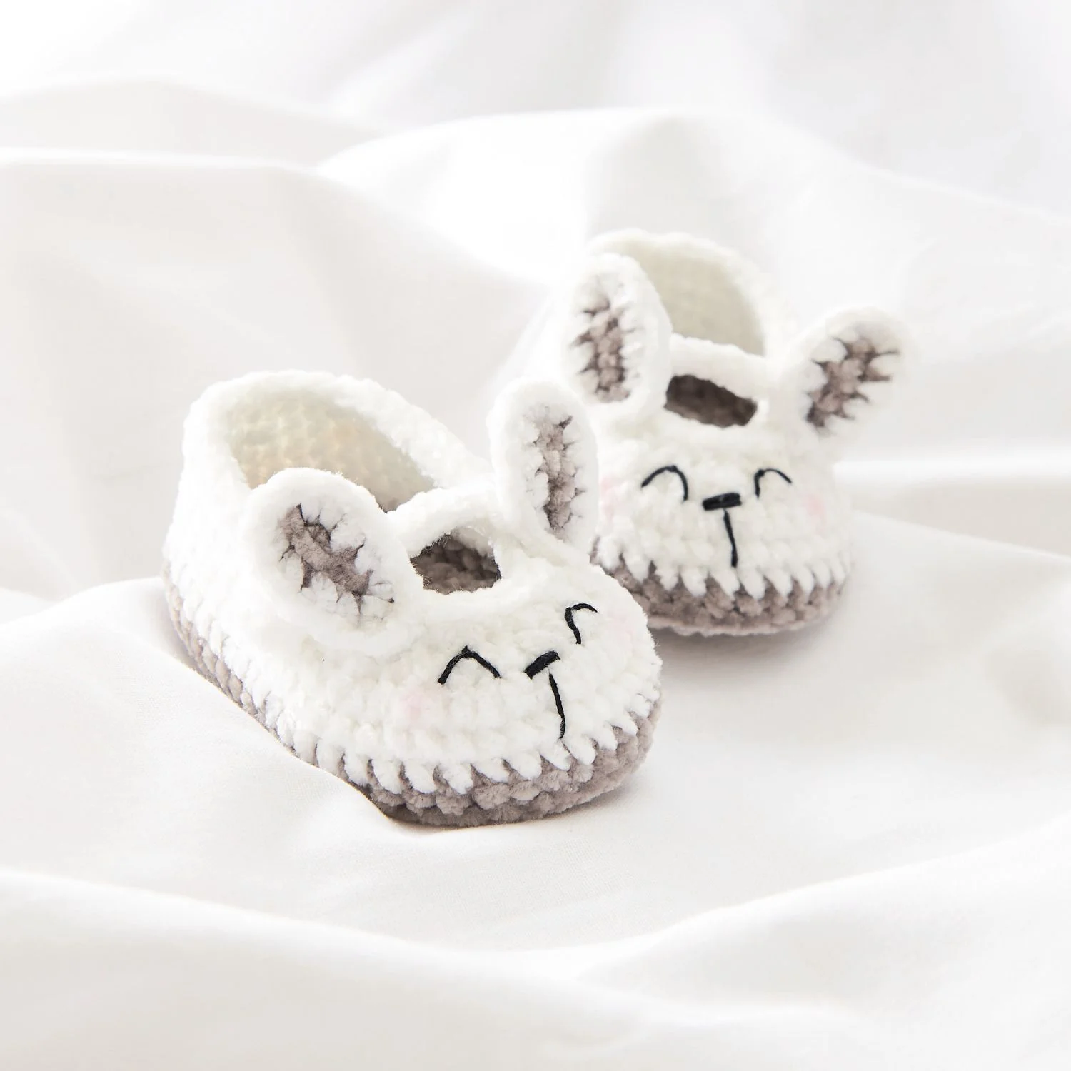 Ricorumi Crochet Set Baby Booties Bunny - Image 6
