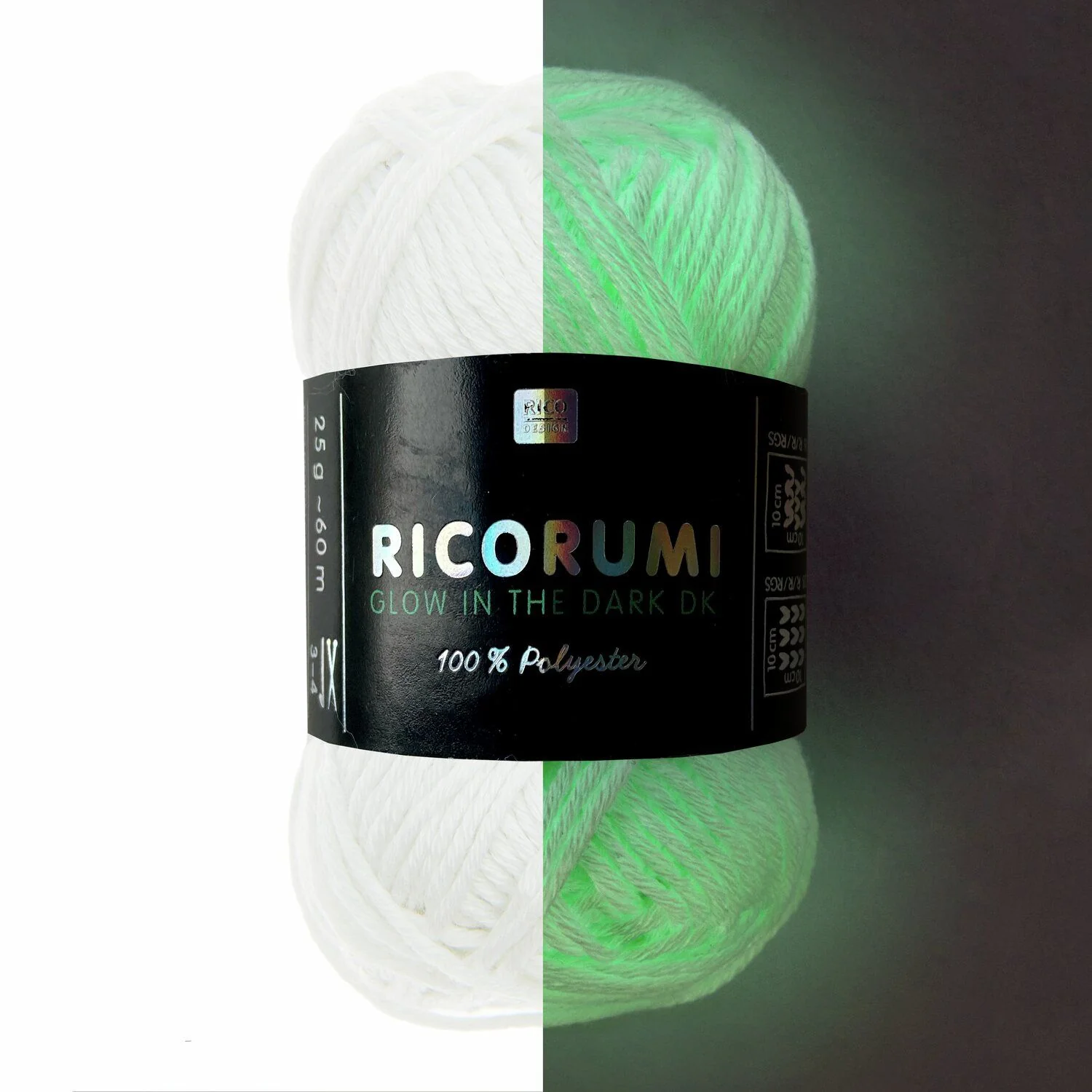 Ricorumi Yarn Glow in the Dark DK 25g