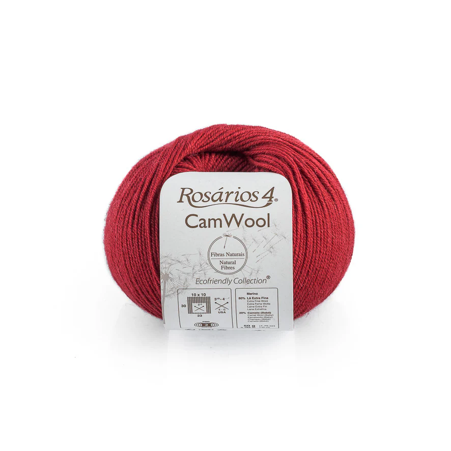 CAMWOOL Yarn: 80% Extra Fine Merino, 20% Baby Camel, Sport - Image 4