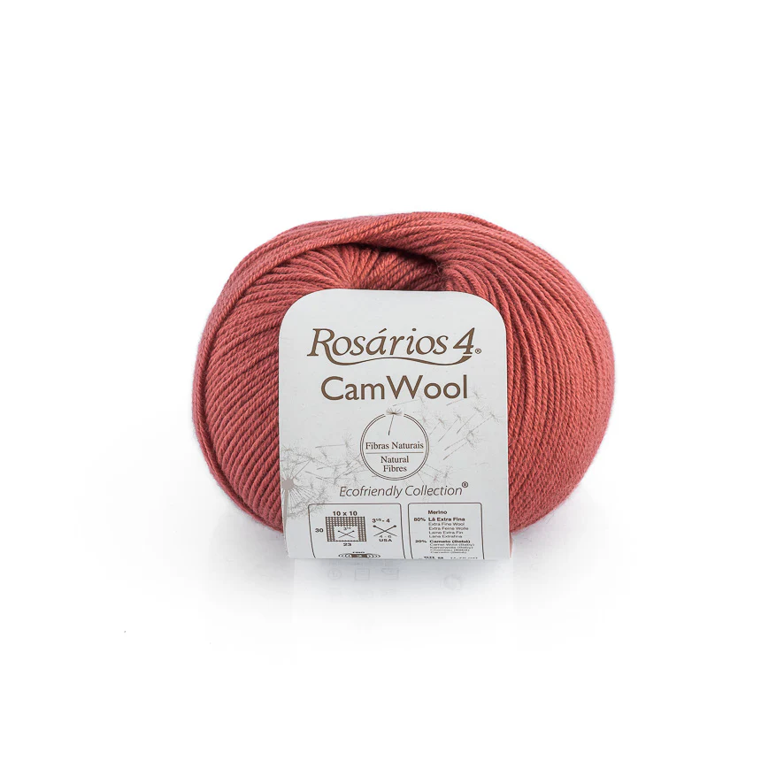 CAMWOOL Yarn: 80% Extra Fine Merino, 20% Baby Camel, Sport - Image 6