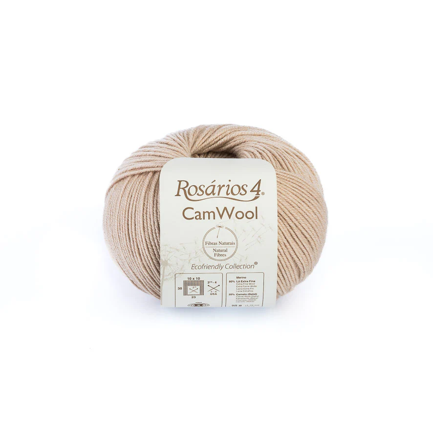 CAMWOOL Yarn: 80% Extra Fine Merino, 20% Baby Camel, Sport - Image 9