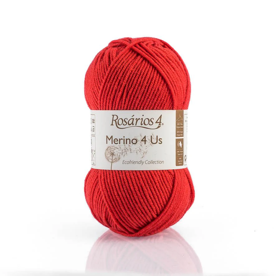 MERINO 4 US Yarn: 100% Merino, DK/Light Worsted