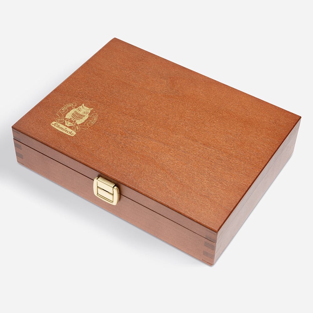 Schmincke Horadam Watercolour Paint - Wooden Box, Supergranulation Set, 50 Half Pans - Image 4