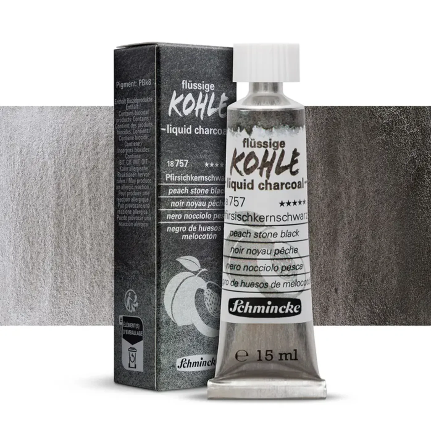 Schmincke: Liquid Charcoal 15ml - Image 3
