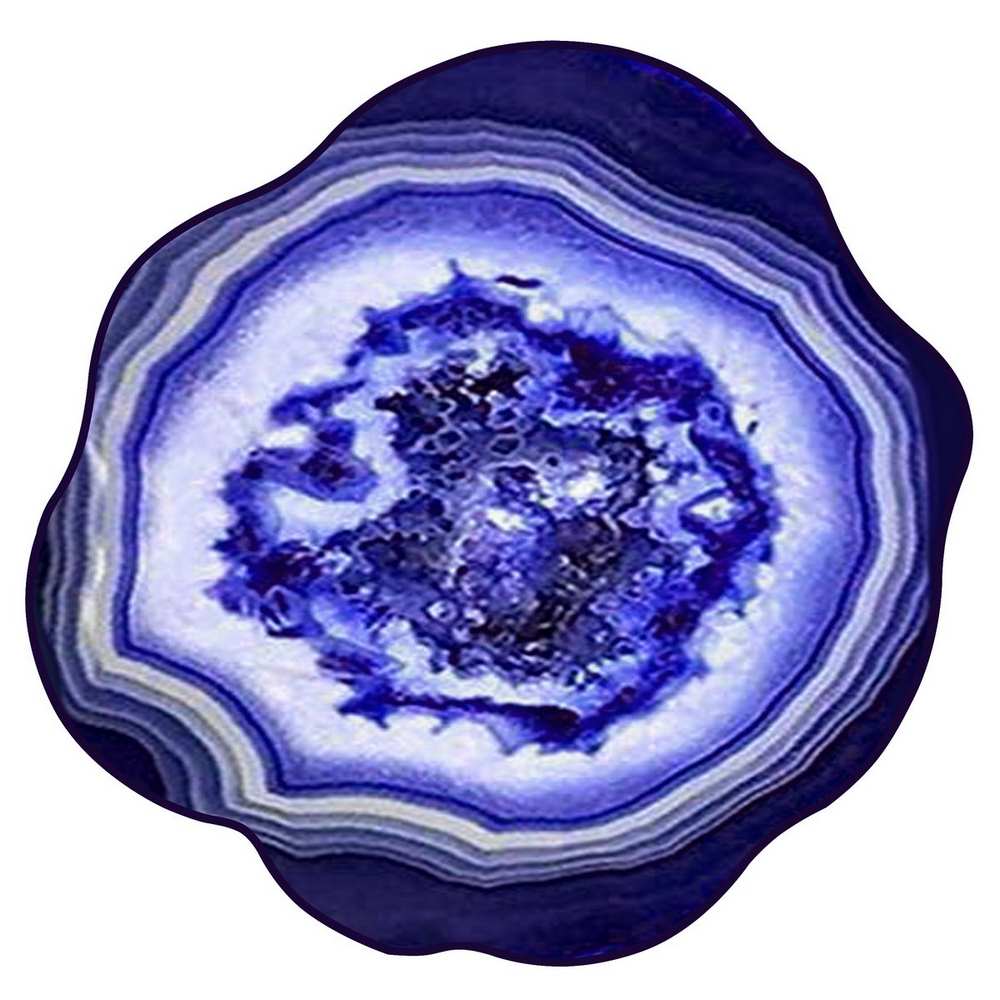 Silicone Coaster Mould - Round Agate - Image 2