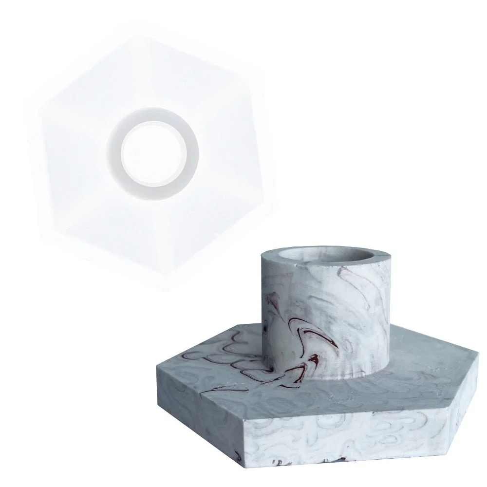 Silicone Mold Candle Holder 10cm x 5cm x 8.2cm