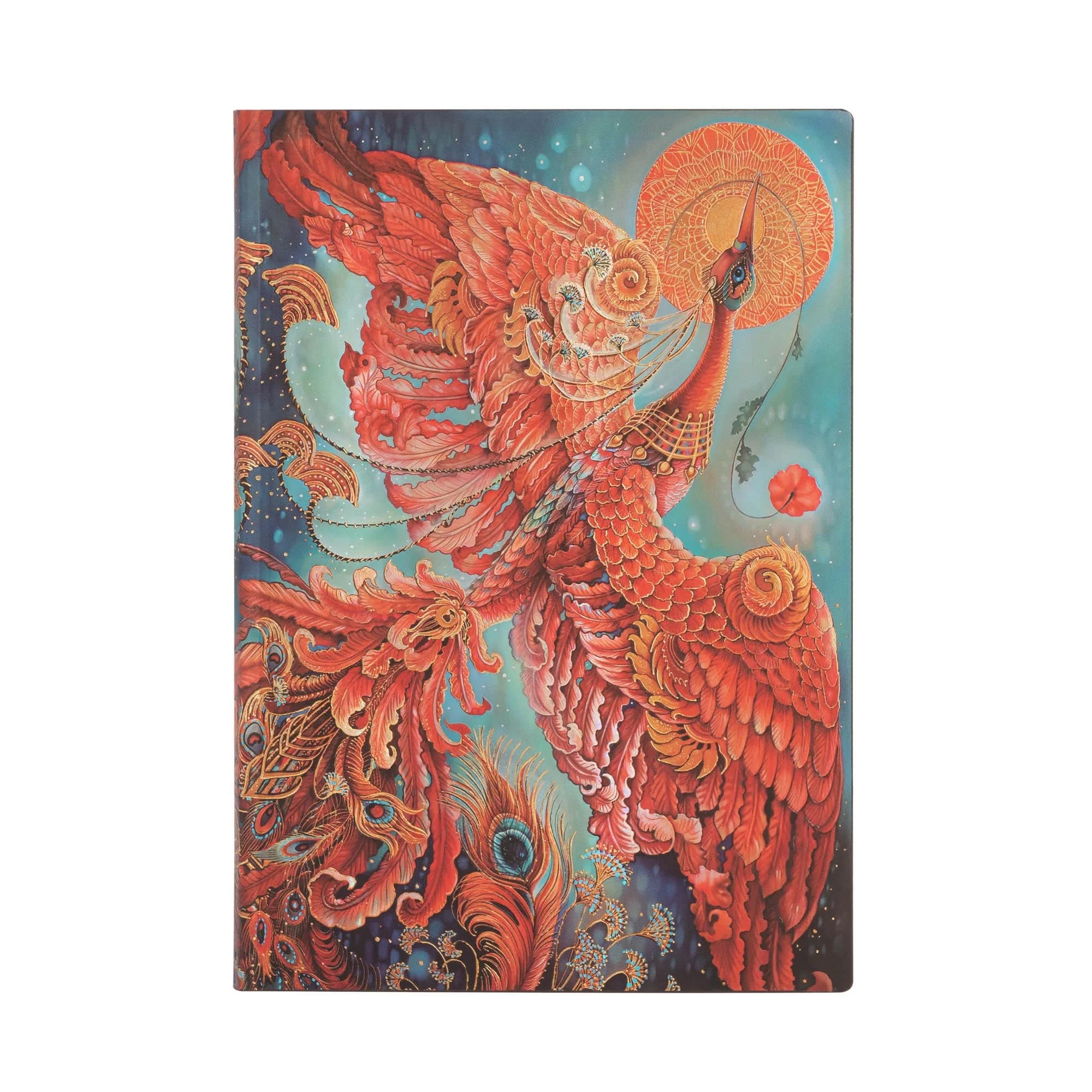 Softcover FLEXI, Firebird, Birds of Happiness, Midi, Lined