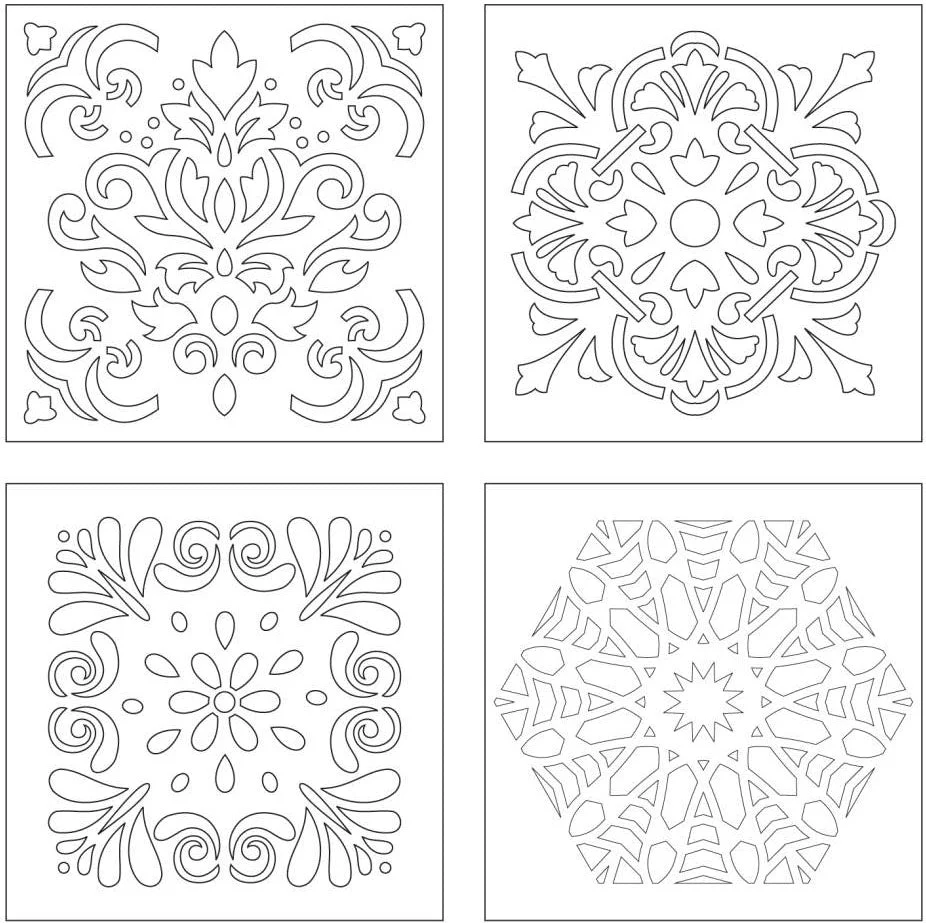 Stencils, Set of 4 (6"X6") - Image 10