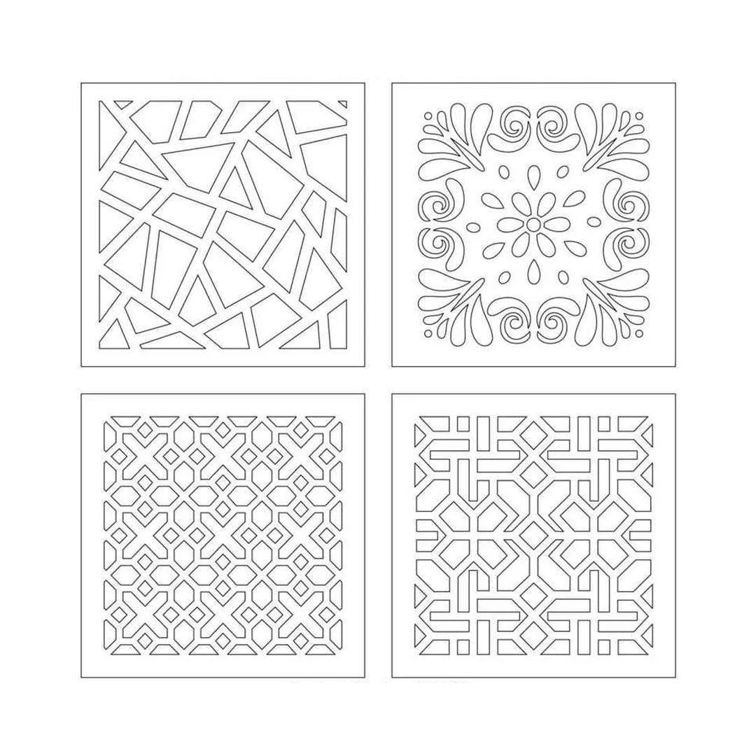 Stencils, Set of 4 (6"X6") - Image 5