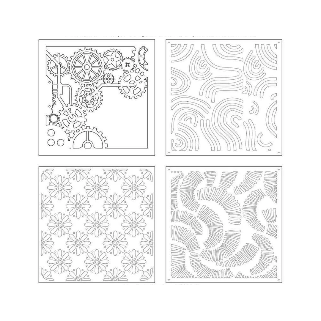 Stencils, Set of 4 (6"X6") - Image 7