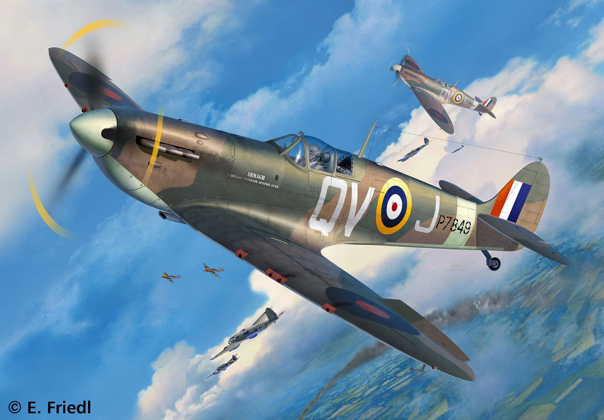 Revell Supermarine Spitfire MK IIA Model Kit - Image 4