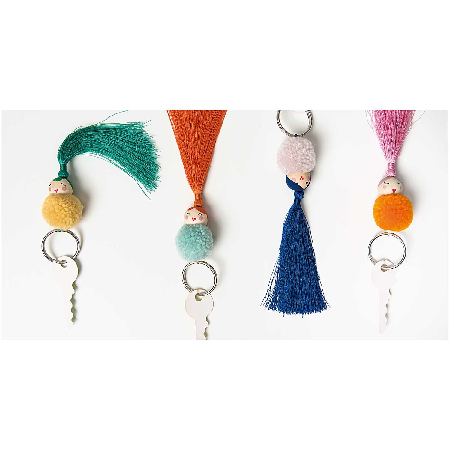 Tassels, Pastel Colours, 5 pcs - Image 3