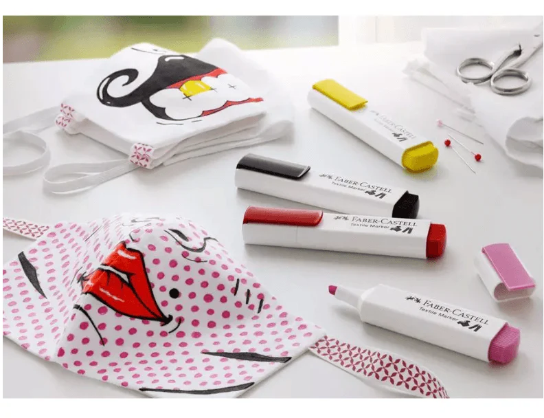 Textile Markers Set of 5 - Image 3