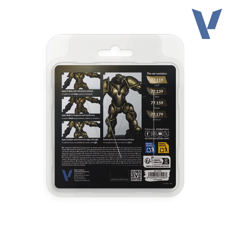 Vallejo: True Metallic Metal, Aged Metal Set - Image 2