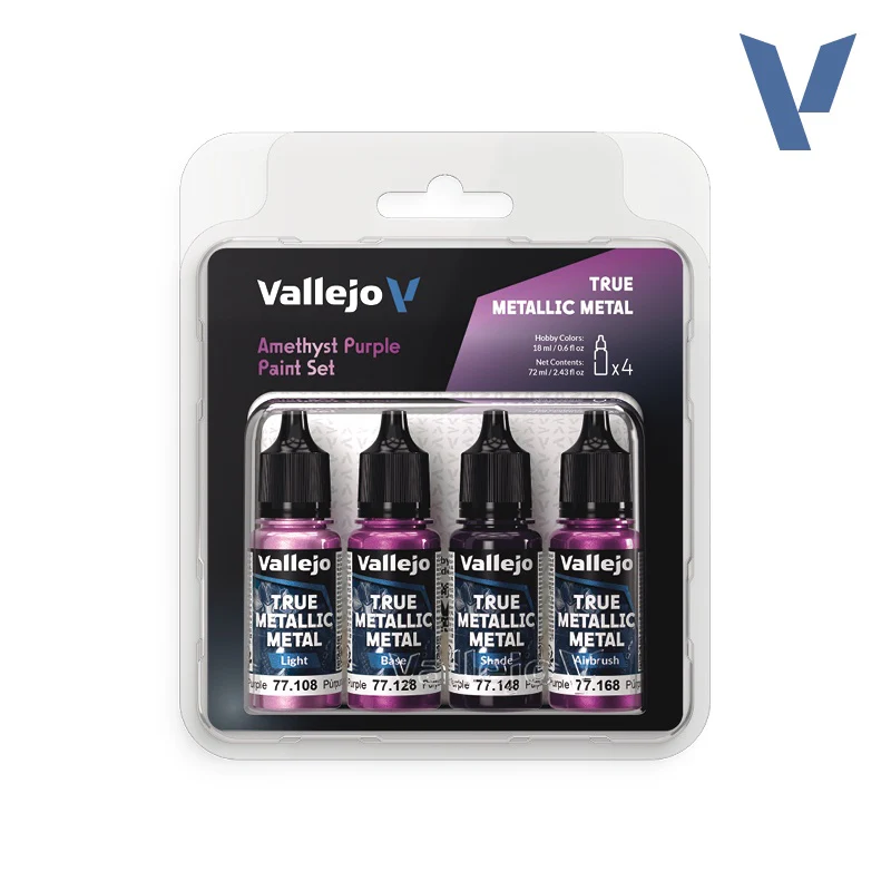 Vallejo: True Metallic Metal, Amethyst Purple Set