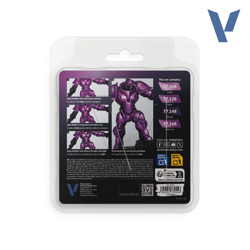Vallejo: True Metallic Metal, Amethyst Purple Set - Image 2