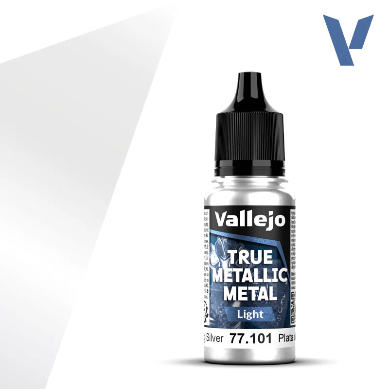 NEW! Vallejo: True Metallic Metal (Light) 18ml - Image 2