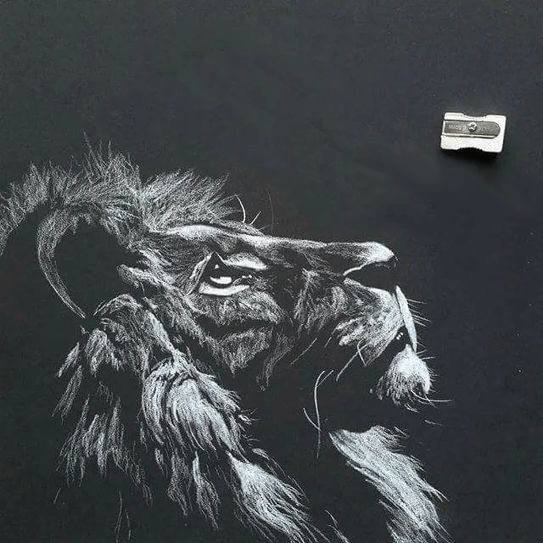 White Charcoal Pencil - Image 2