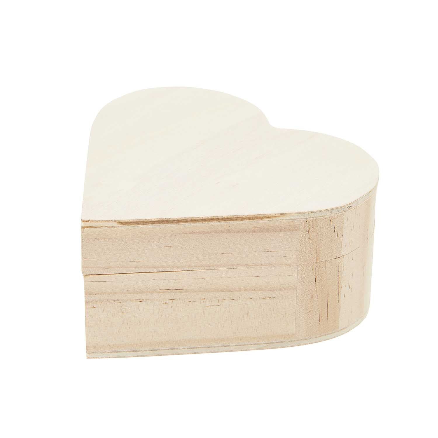 Wooden Box - Heart