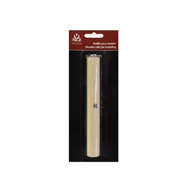 Wooden Rolling Pin for Clay (16cm)
