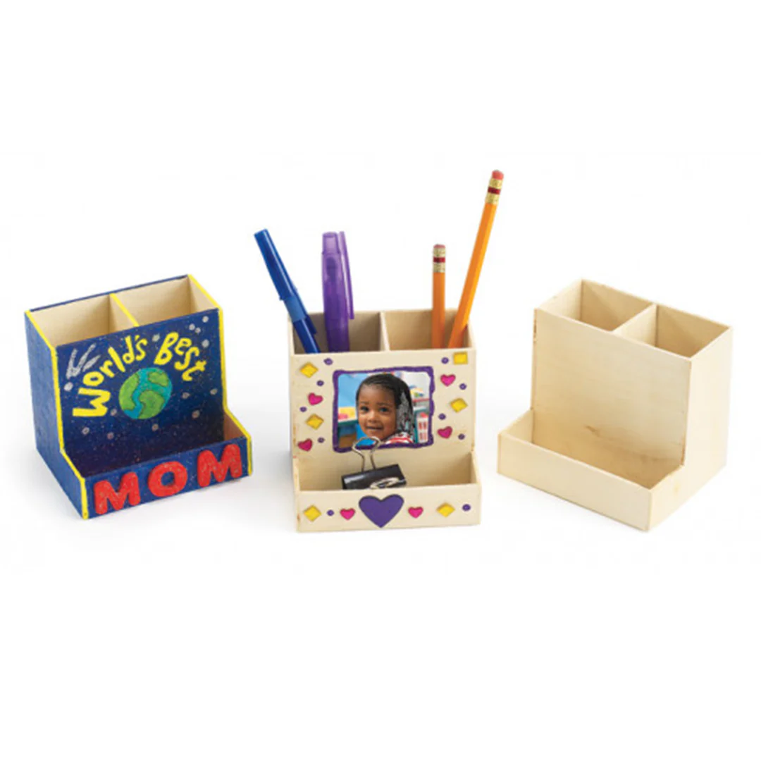 Wooden Desktop Organizer