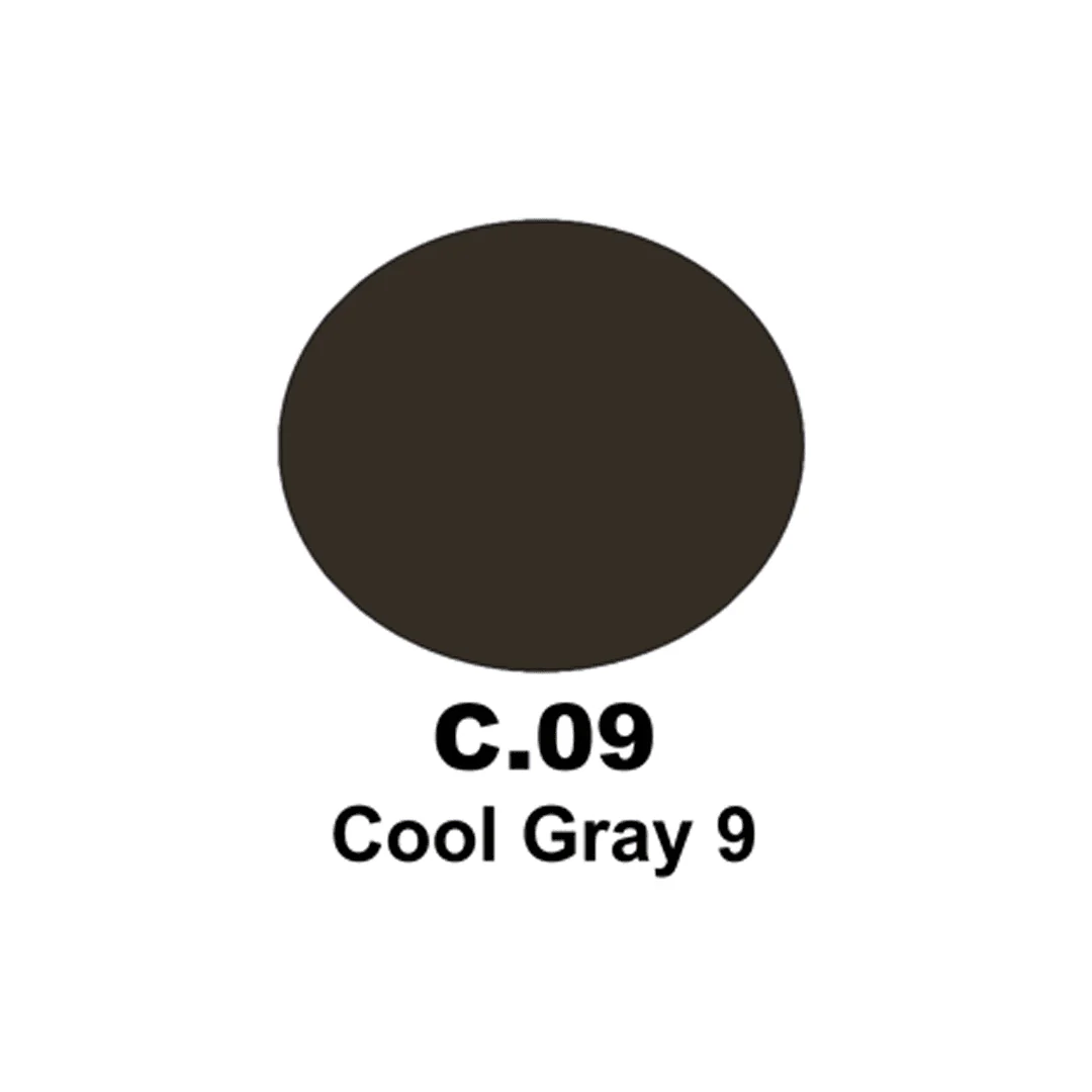 ZIG Kurecolor Alcohol Ink Refill 20ml - Greys/Black - Image 14